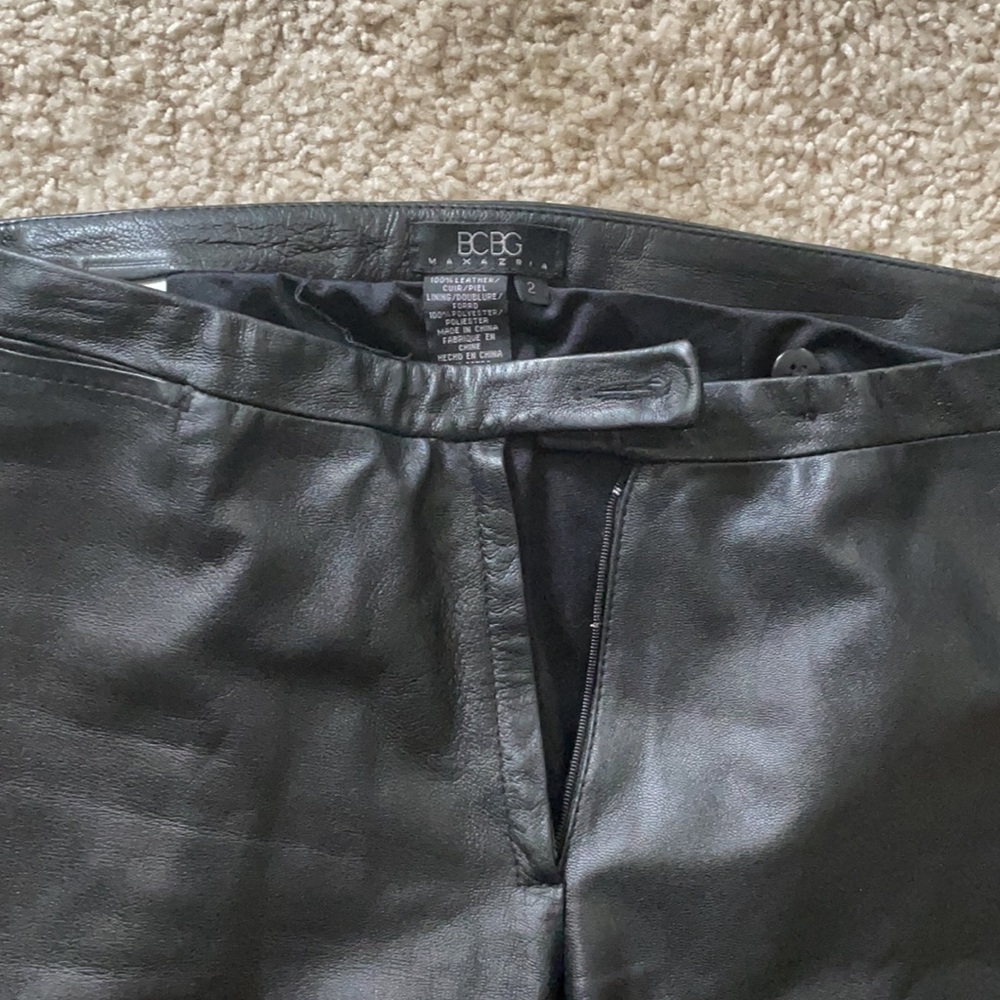 LEATHER PANTS - Picture 2 of 2